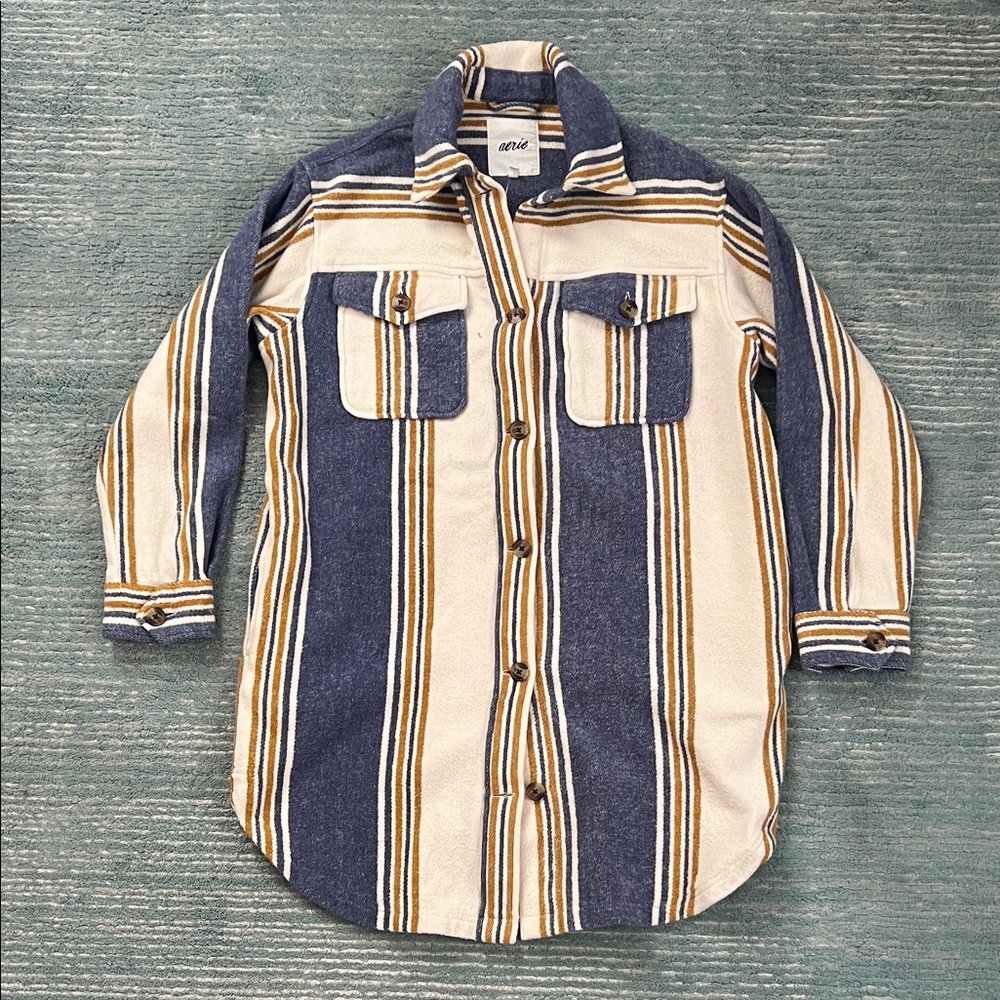 Aerie Mid-length Shirt Jacket